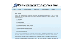 Desktop Screenshot of premierinvestigationsny.com